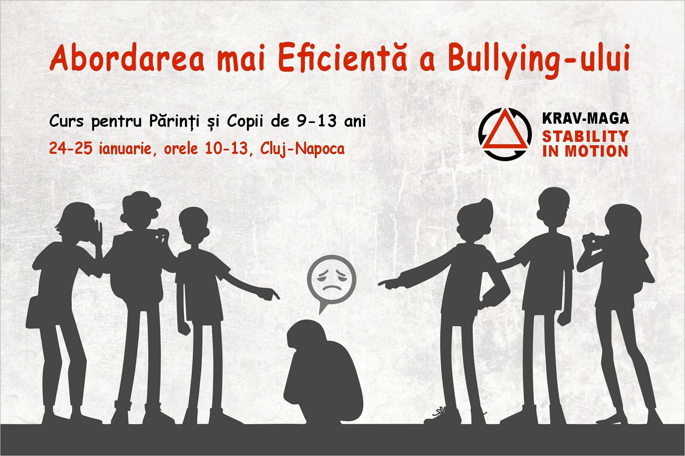 Abordarea mai eficientă a bullying-ului - curs pentru părinți și copii - ediţia 2